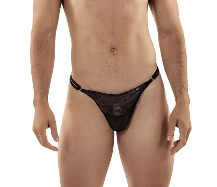 Mens Thong Floral Lace Hipster Underwear Brief