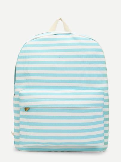 Striped Backpacks Bag
