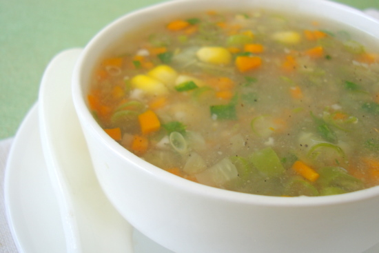 Sweet Courn Veg Soup
