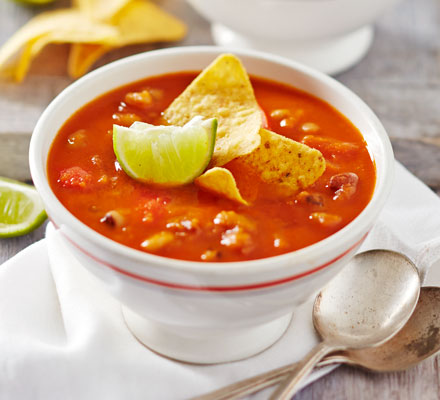 Mexican chilli bean soup