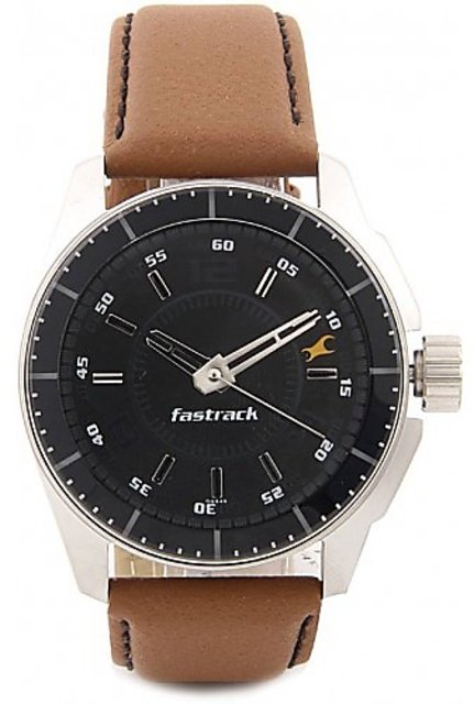 Fastrack Black Analog Dial Men's watch 