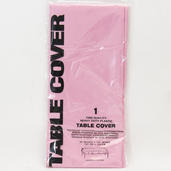 PLASTIC TABLE COVER 54