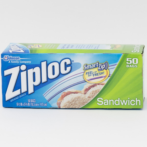 ZIPLOC SANDWICH BAGS 50'S