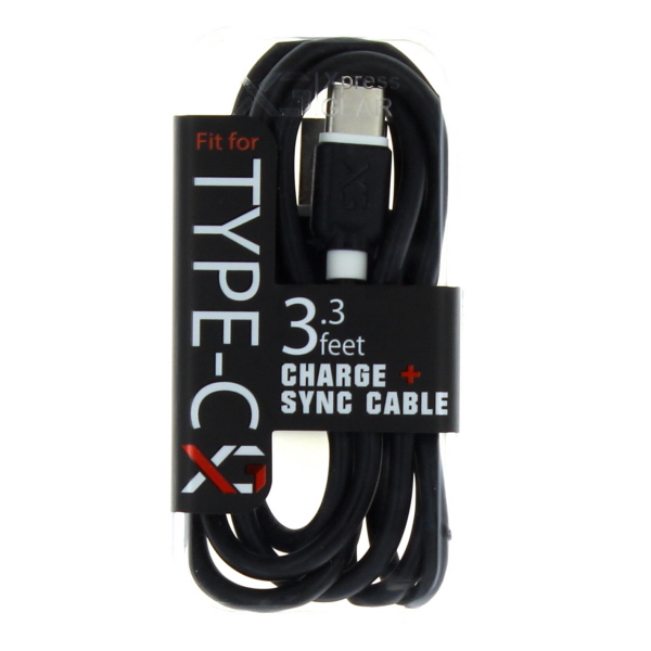 MICCELL A-CABLE 3.3' *TYPE C-BLACK/WHITE*