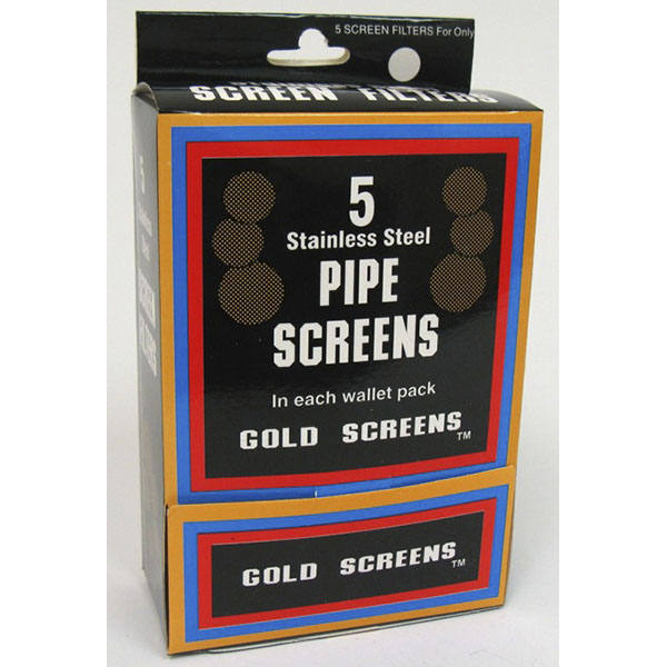PIPE SCREEN BRASS 5'S 100CT