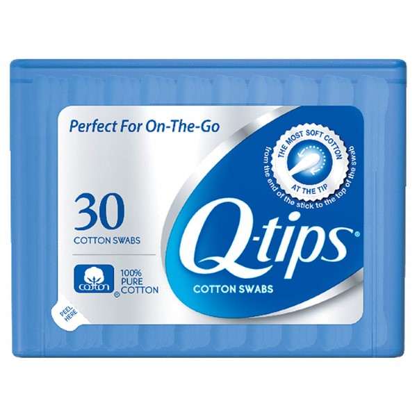 Q-TIPS COTTON SWABS 30'S PURSE PACK