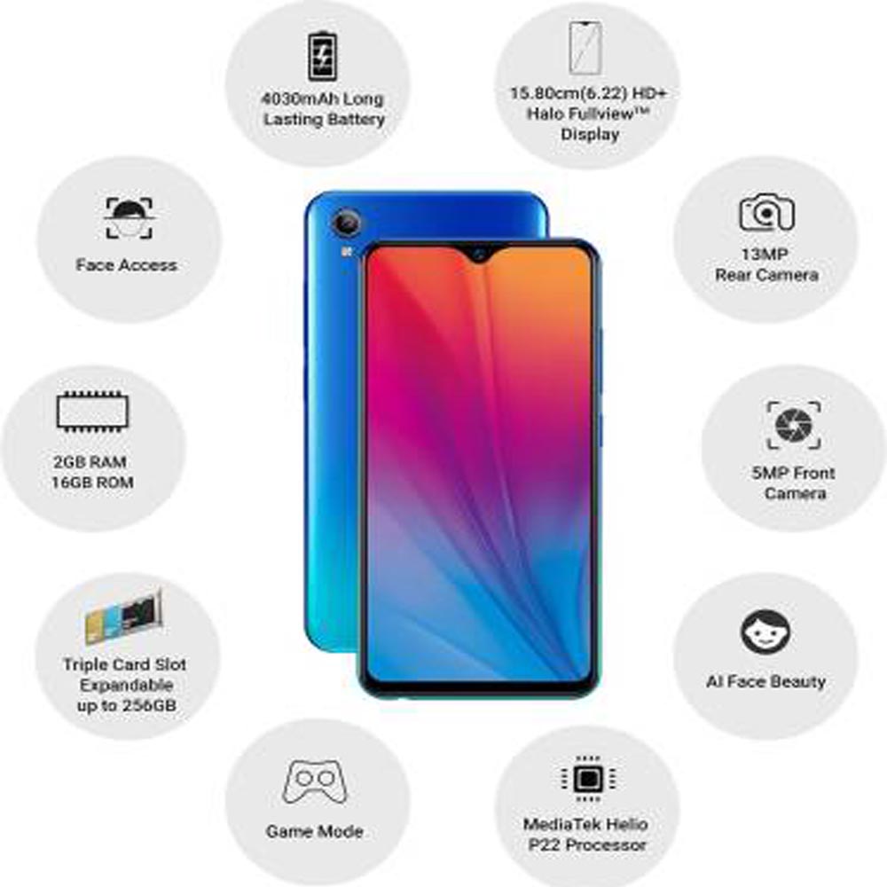Vivo Y91i (Ocean Blue, 16 GB)  (2 GB RAM)