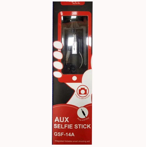 VingaJoy extendable GSF-14 A aux cable selfie stick up to 100cm/all smart phone selfie stick