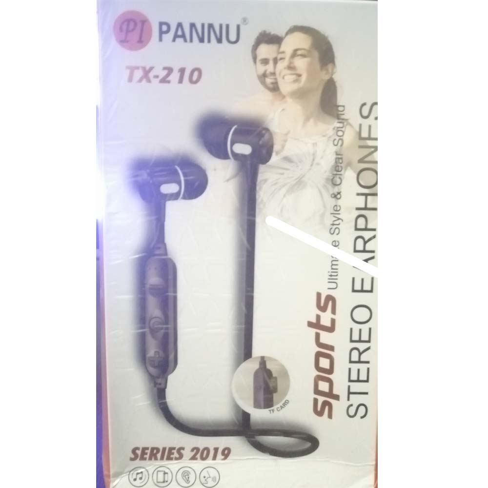PANNU TX-210 Sports Wireless stereo earphones Ultimate Style & Clear Sound