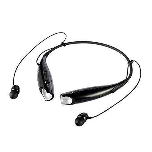 Pannu TX-201 Neckband Bluetooth Headphones Earphones Wireless Sport Stereo Extra Bass Headsets with Microphone for Smartphones Black