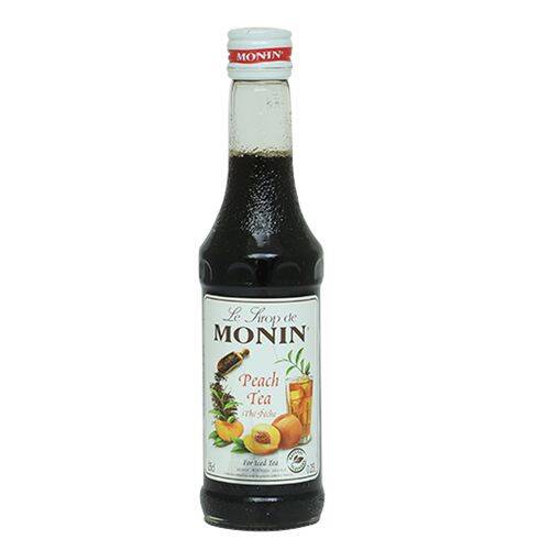Monin Syrup - Peach Tea with Natural Tea Extracts, 250 ml