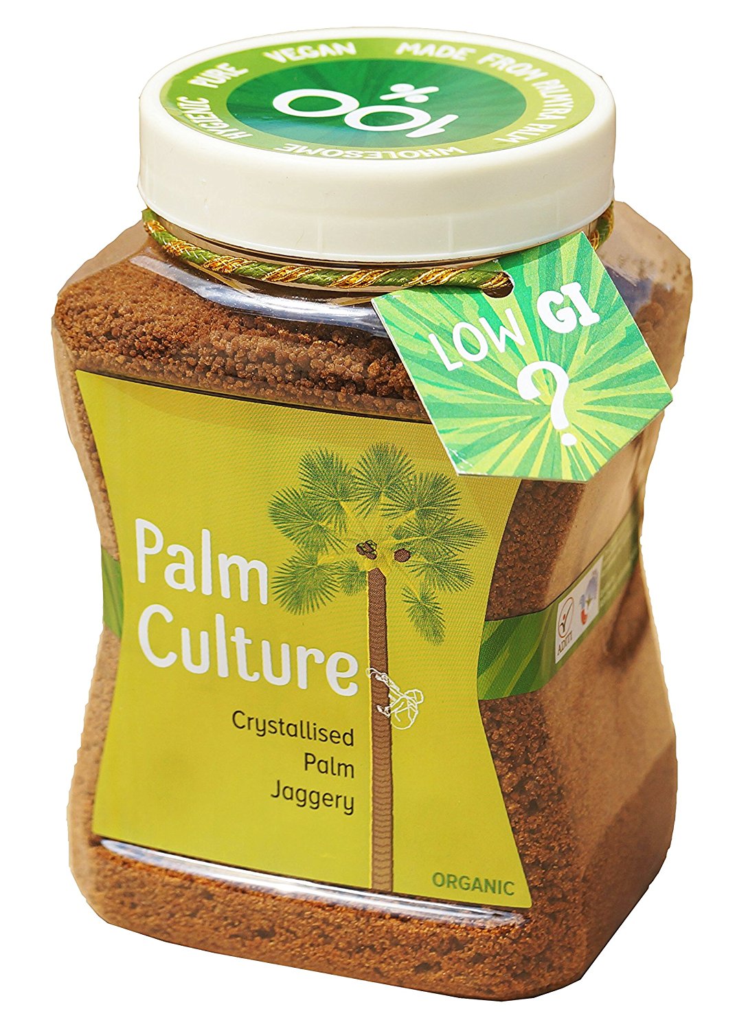 Wellbeing Organic Palm Culture - Crystallised Palm Jaggery, 500G