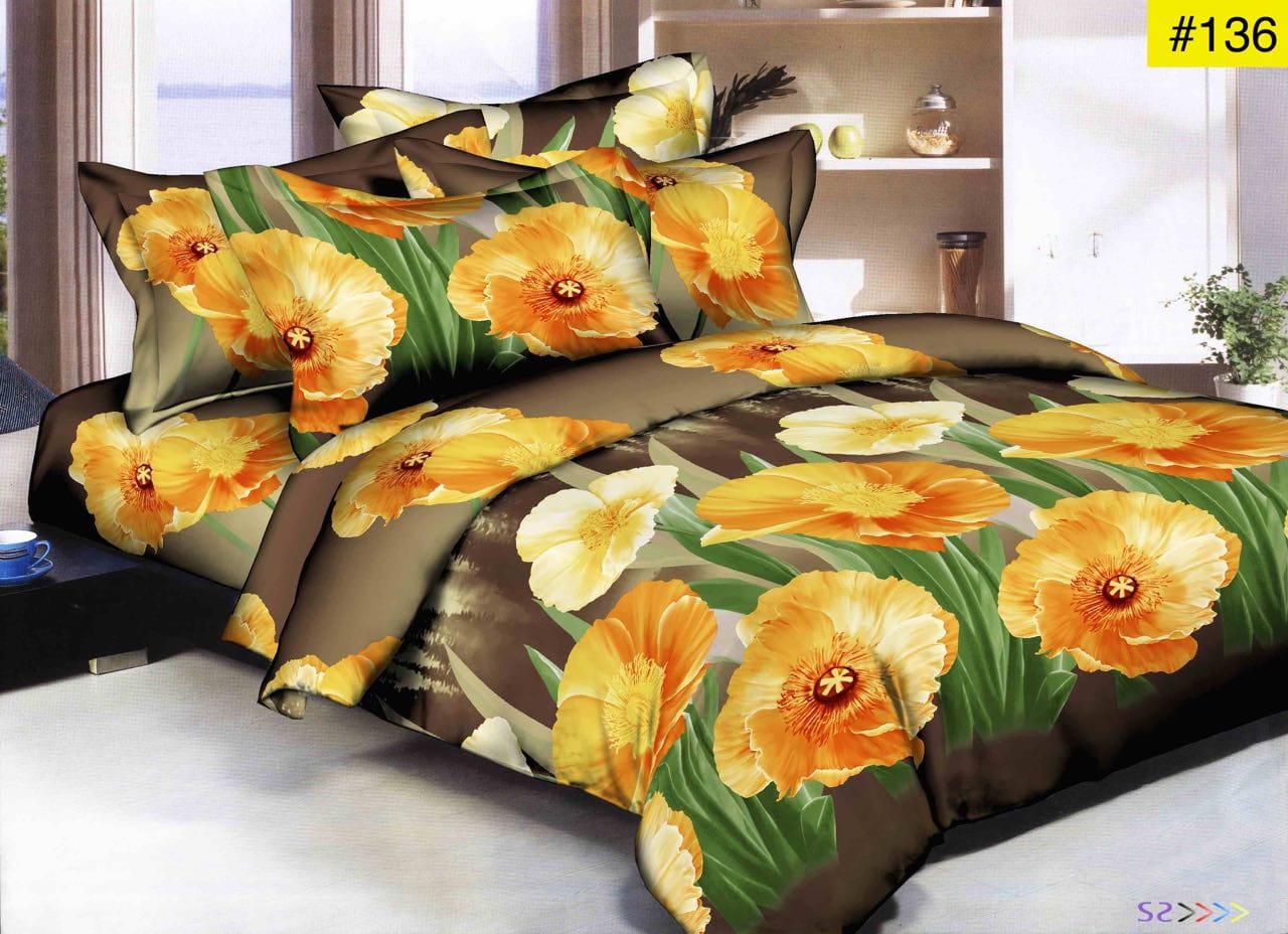 Fancy double bed sheet 