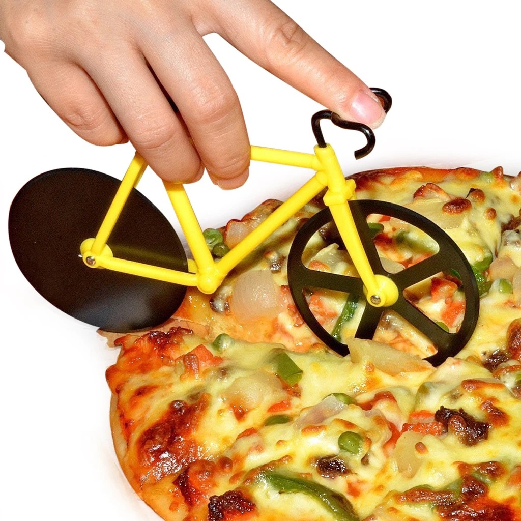 649 stainless steel Bicycle shape Pizza cutter