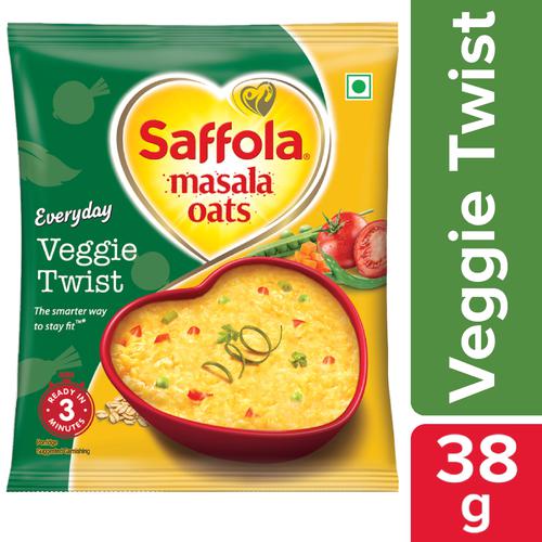 Saffola Masala Oats - Veggie Twist, 38 g