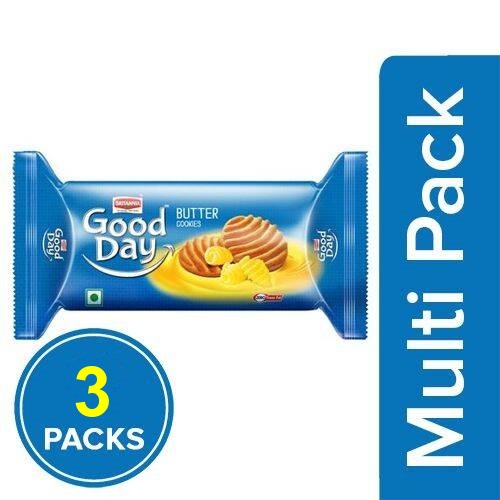 Britannia Good Day Butter Cookies, 75 g (Get 22 g Extra) (pack of 3)