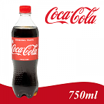 Coca Cola Soft Drink, 750 ml Bottle
