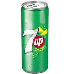 7 Up Soft Drink - Lemon, 250 ml Can