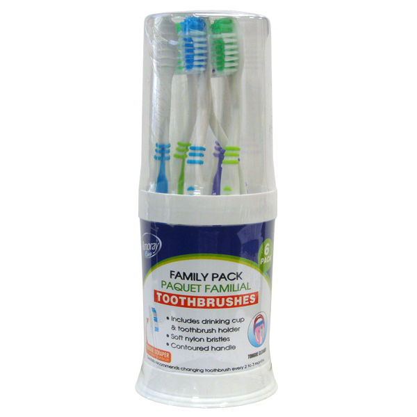 Amoray Toothbrush 6PK in Can