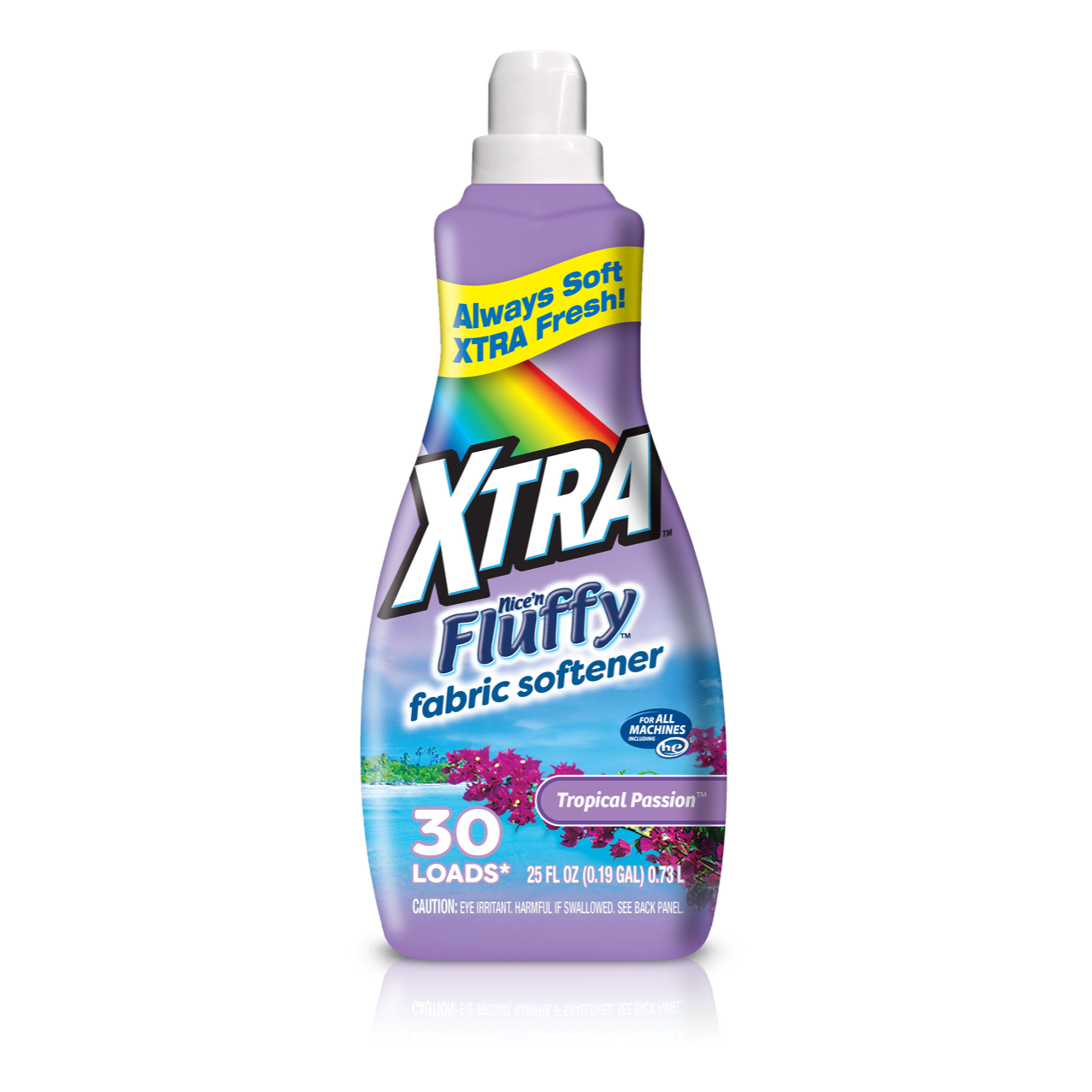 XTRA Nice'N Fluffy 25 oz. Fabric Softener, Tropical Passion