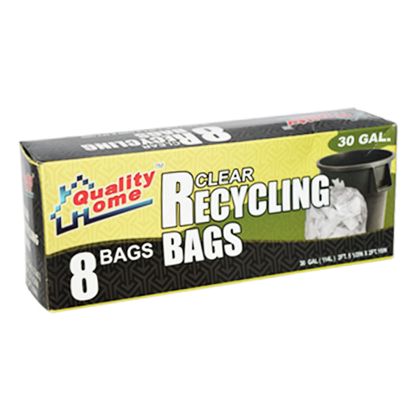 Garbage Bag Box Clear Recycle 30G 8CT