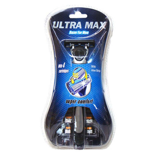 Ultra Max Razor + 3 Cartridge Blue