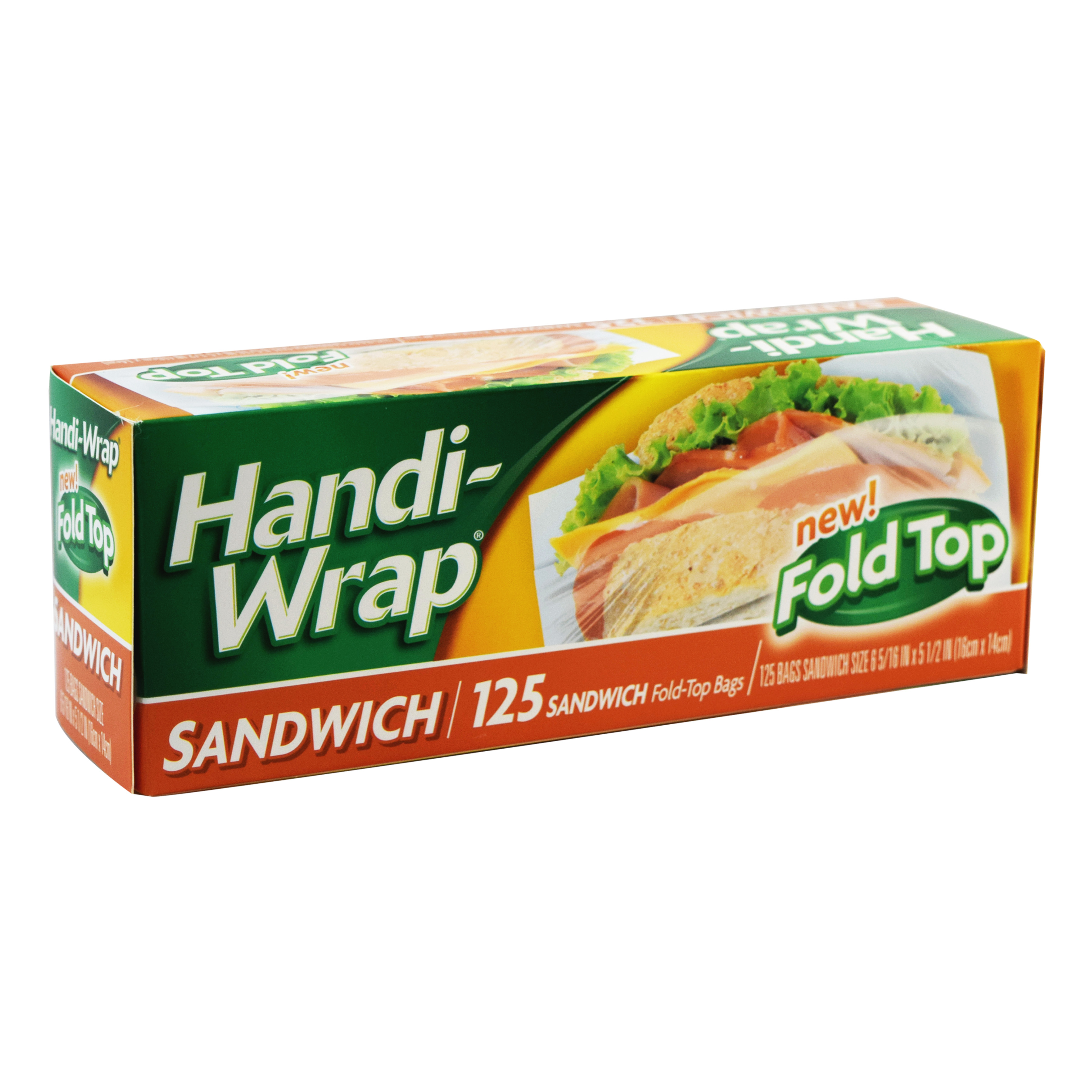 Handi-Wrap 125ct. Fold Top Sandwich Bags