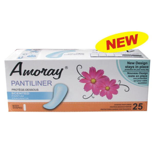 Amoray Panty Liner 25CT Scented