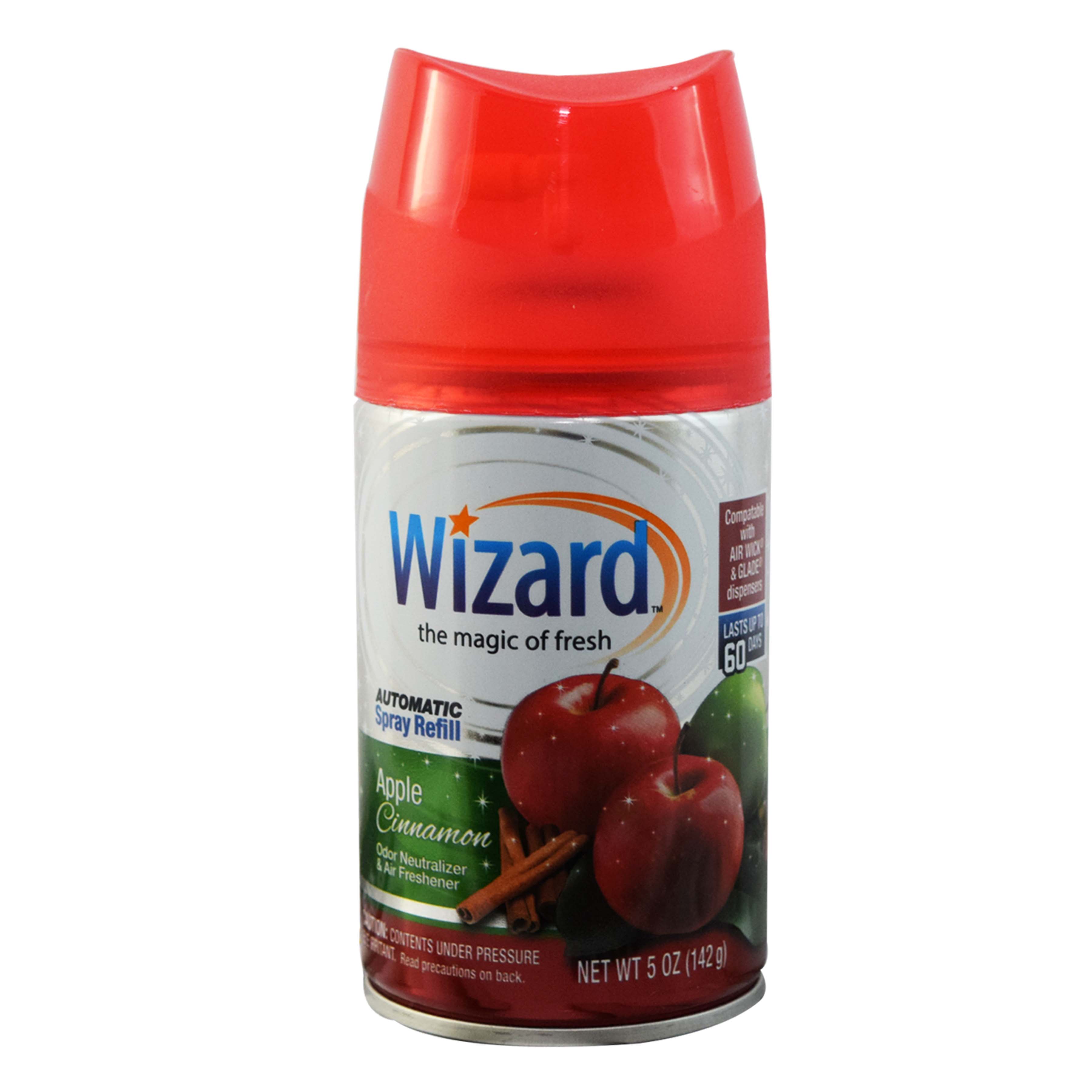 Wizard 5 oz. Automatic Spray Refills, Apple Cinnamon