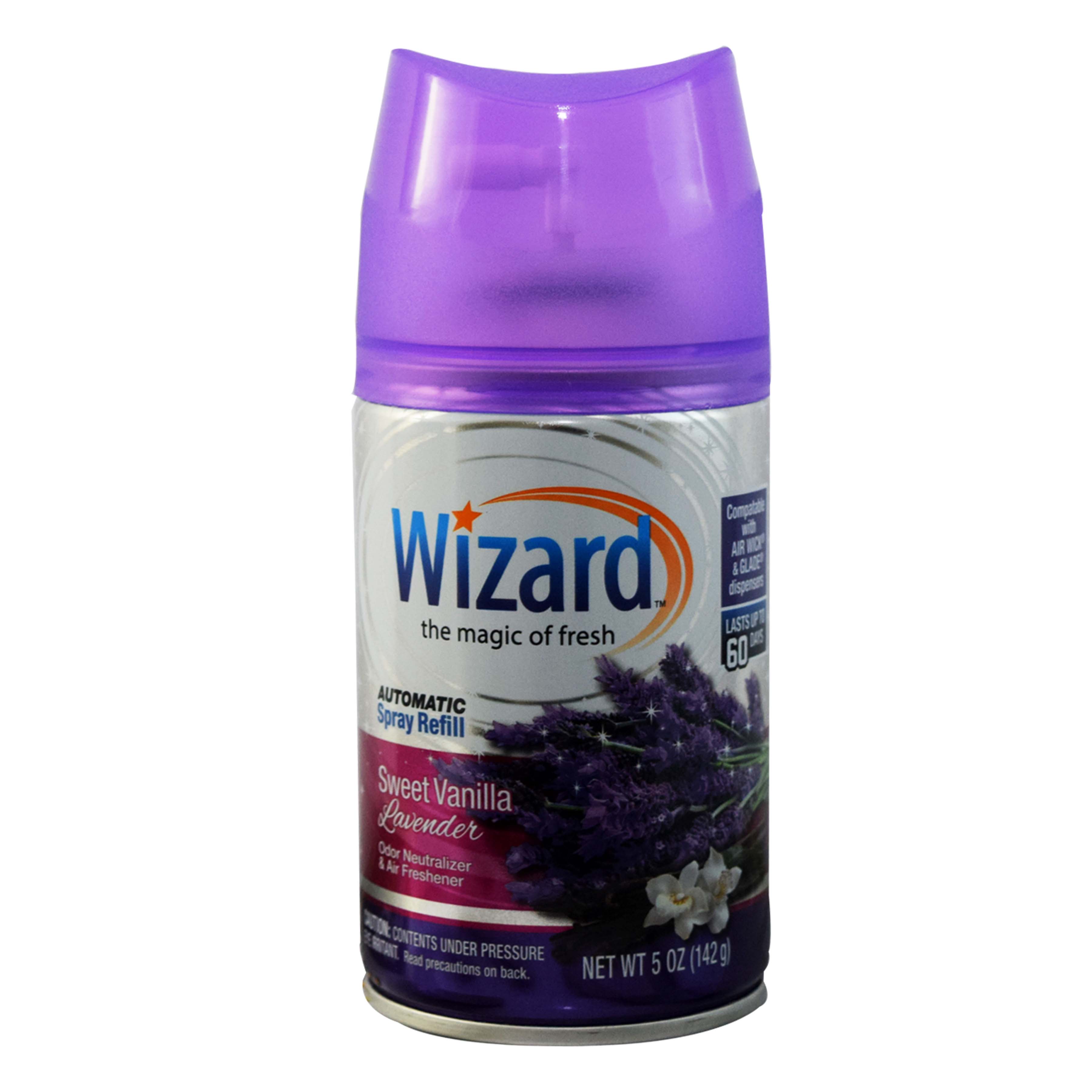 Wizard 5 oz. Automatic Spray Refills, Sweet Vanilla Lavender