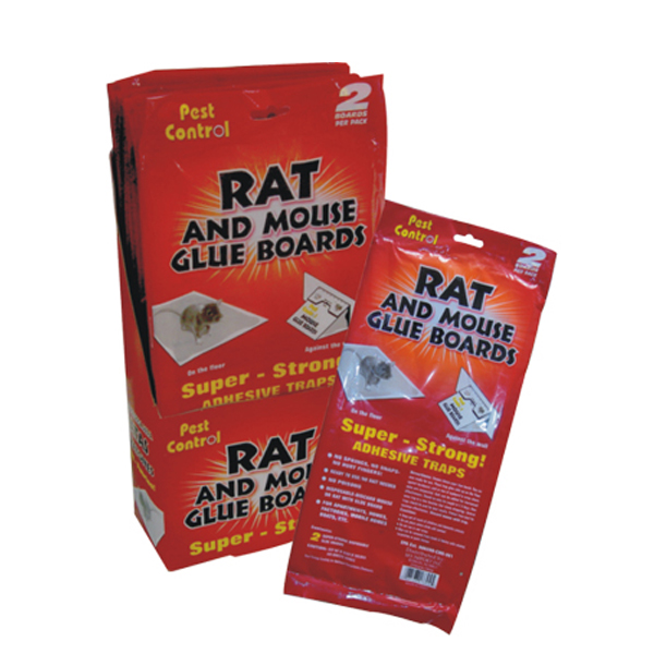Pest Control Rat & Mouse Glue Board 2PK Display