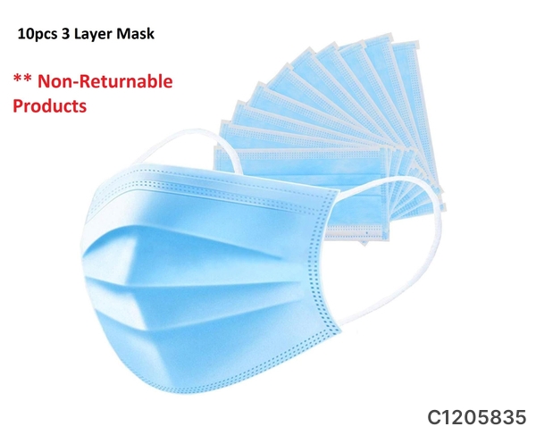 Face Mask - Disposable 3 Layer Masks