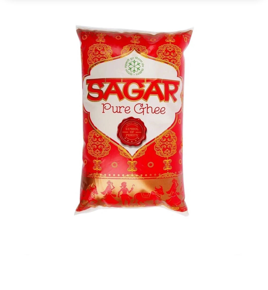 Sagar Pure Ghee (Packet), 1 lit