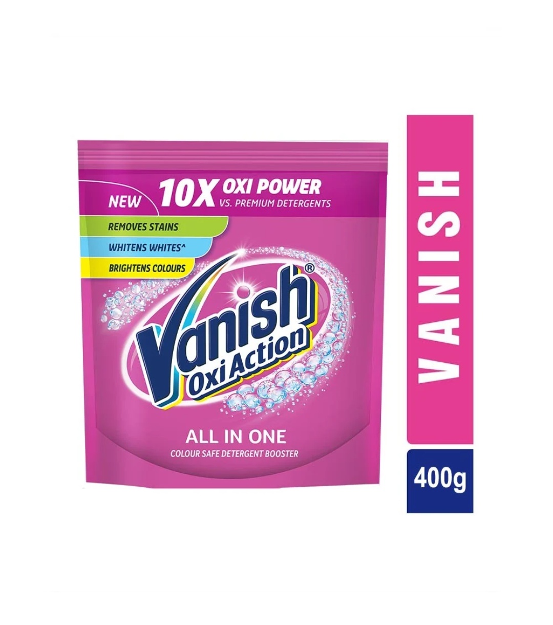 Vanish Oxi Action Powdered Stain Remover (Pouch), 400 gm