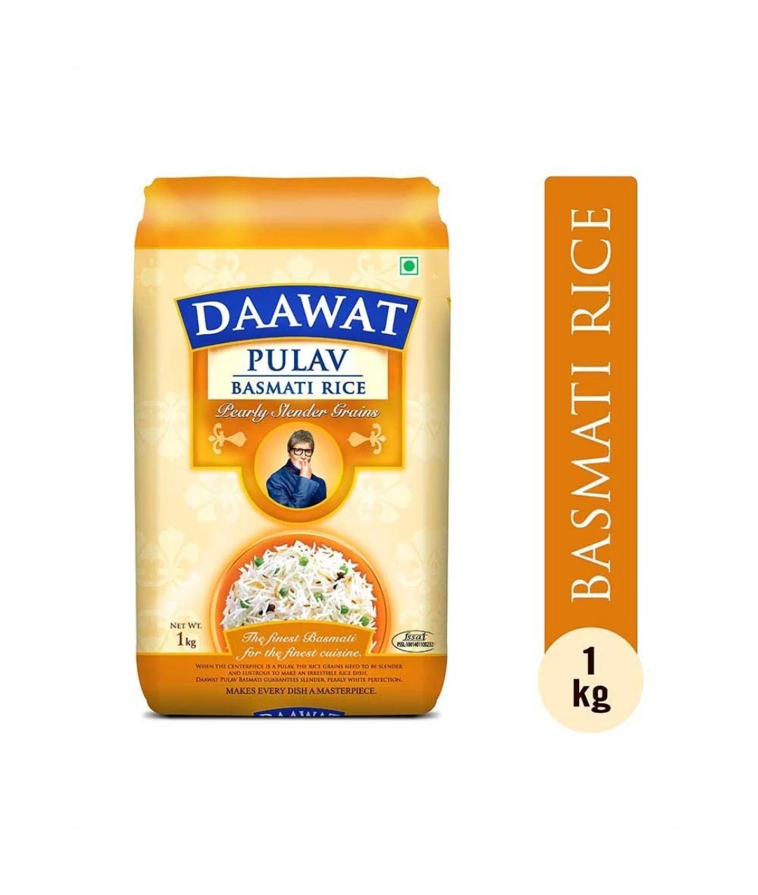 Daawat Pulav Basmati Rice, 1 kg