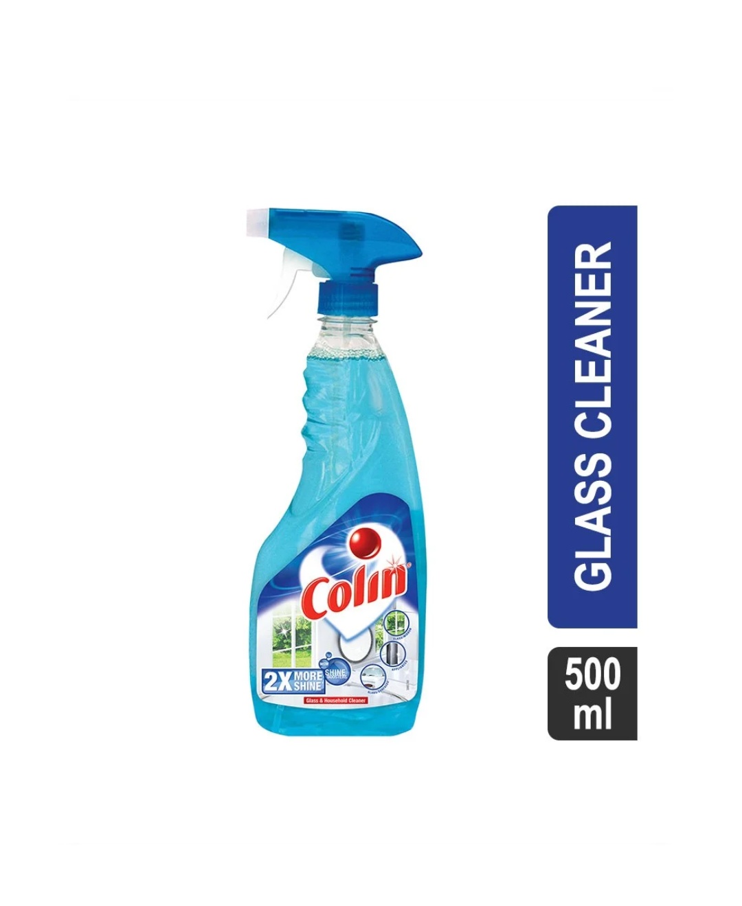 Colin 2x More Shine Glass Cleaner, 500 ml