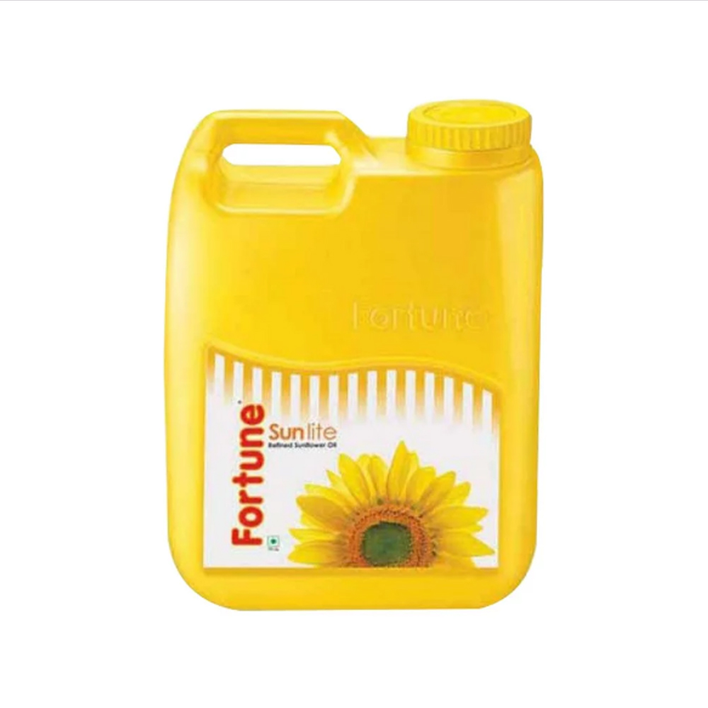 Fortune Sunlite Refined Sunflower Oil (Jar), 15 lit