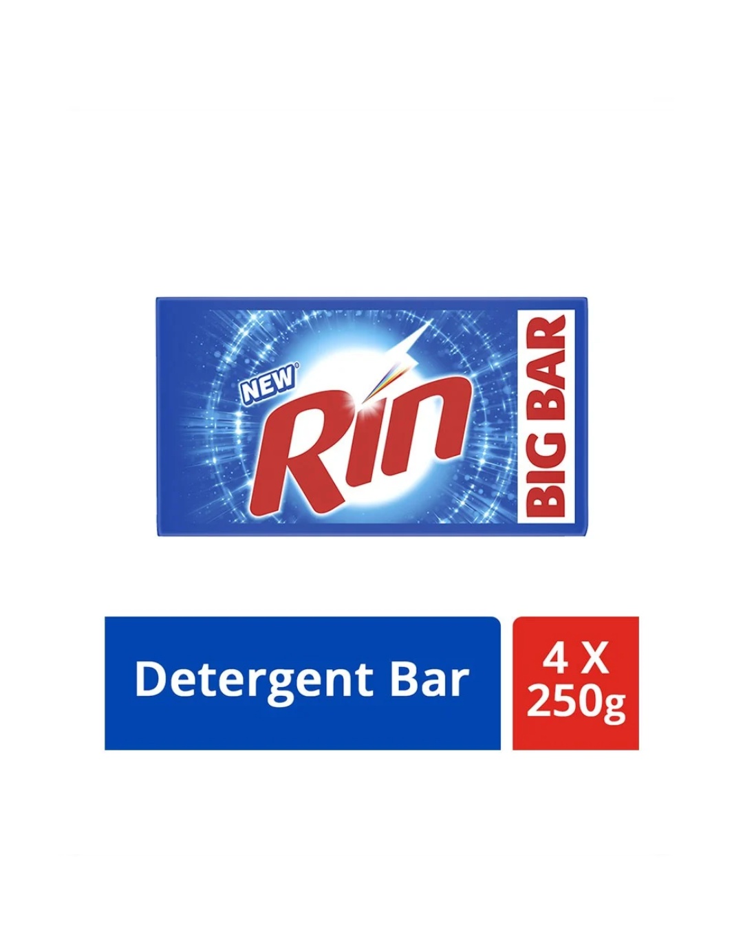 Rin Detergent Bar, 4x250 gm
