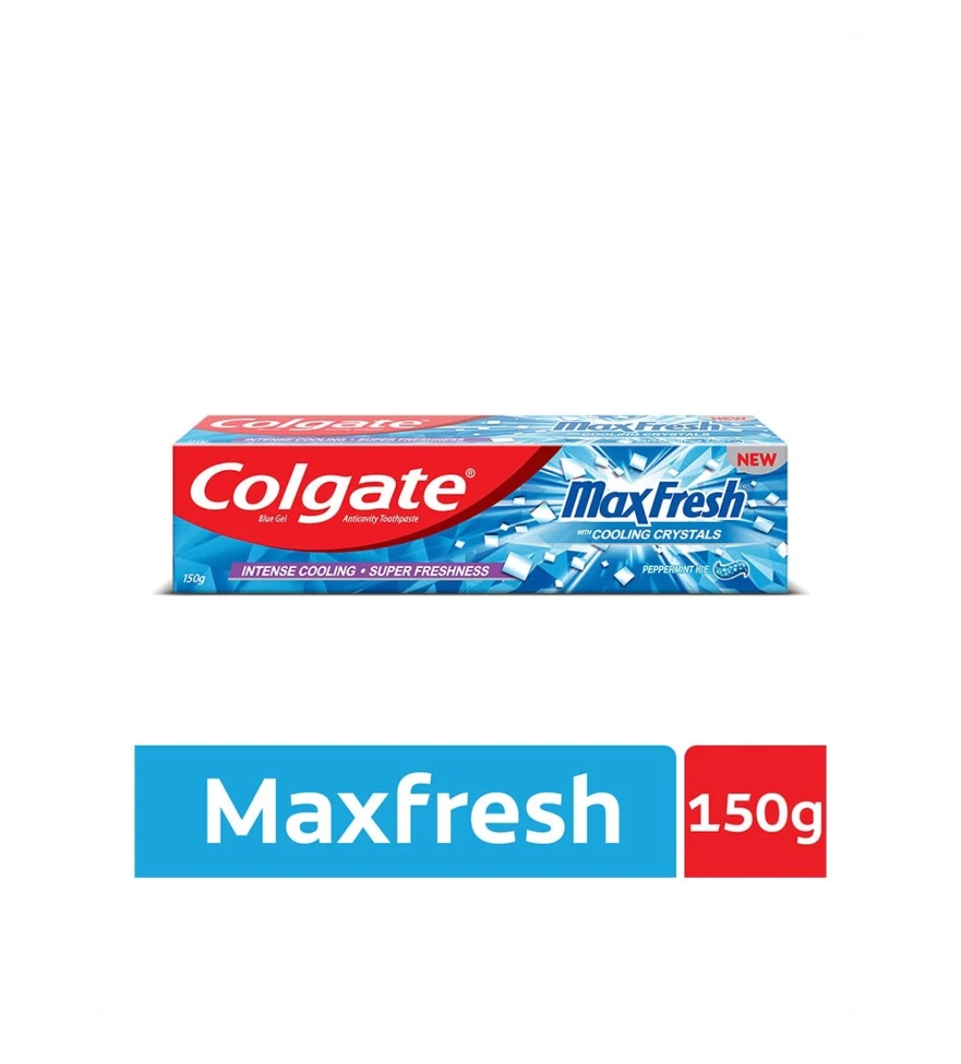 Colgate MaxFresh Peppermint Ice Toothpaste, 150 gm