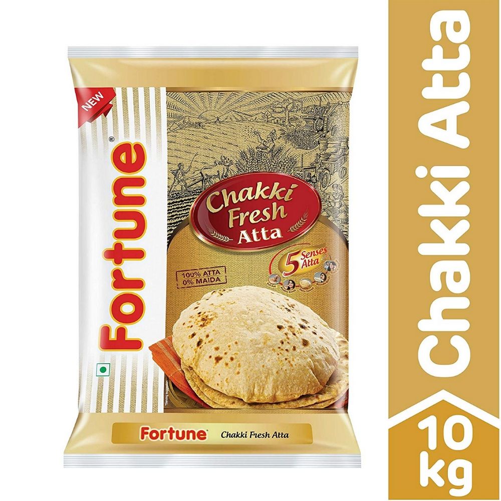 Fortune Chakki Fresh Atta - 10 kg