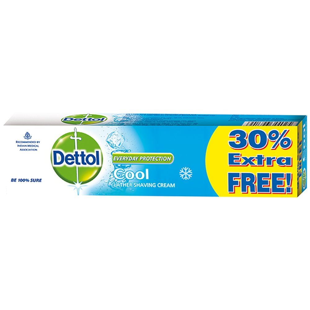 Dettol Cool Shaving Cream 60 gm + 18 gm free = 78 gm