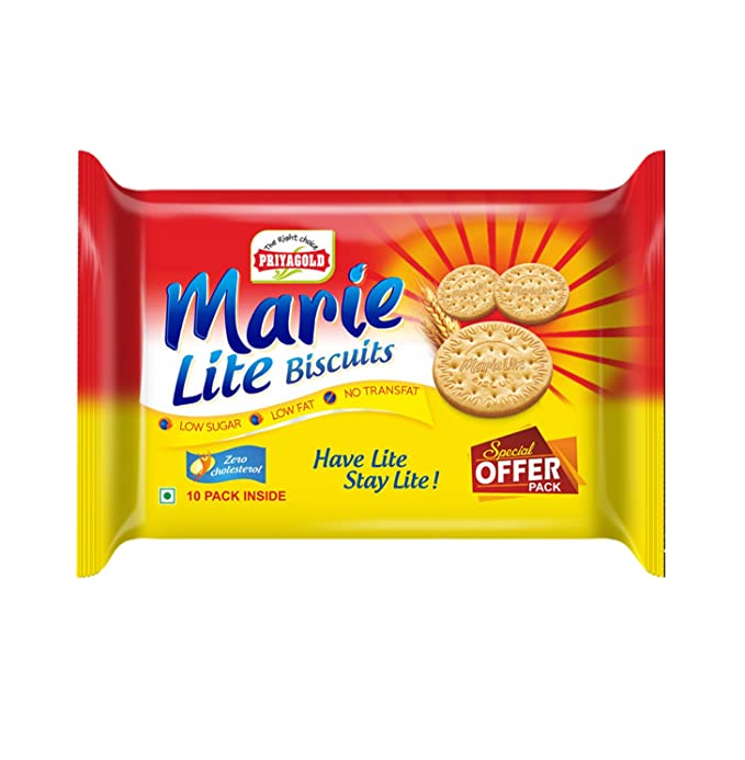 Priyagold Marie Lite Biscuits - 300 gm x 2