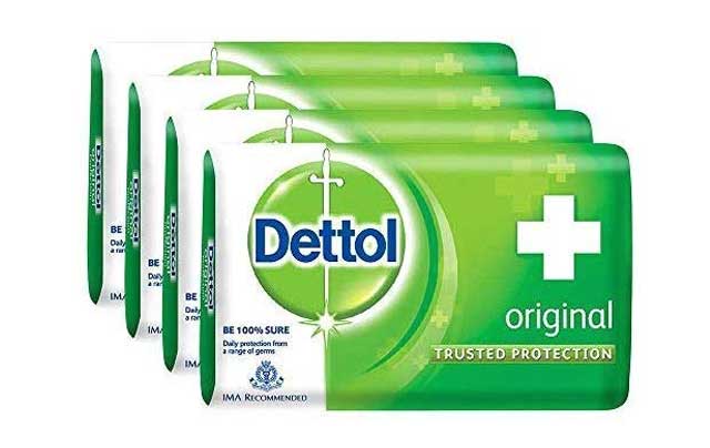Dettol Original Soap -125 gm (Pack of 4)