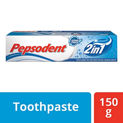 Pepsodent 2 In 1 Toothpaste - 150 gm