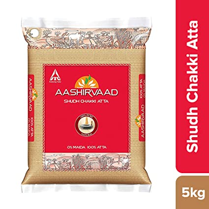 Aashirvaad Whole Wheat Aata - 5 kg
