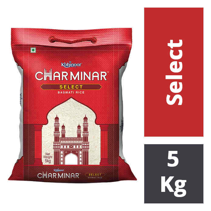 Kohinoor Charminar Select - Basmati Rice, 5 kgs