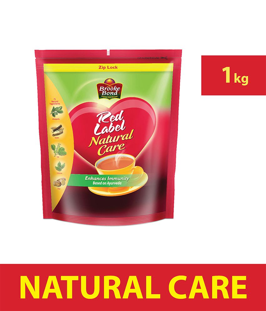 Brooke Bond Red Label Natural Care Tea (Pouch), 1 KG