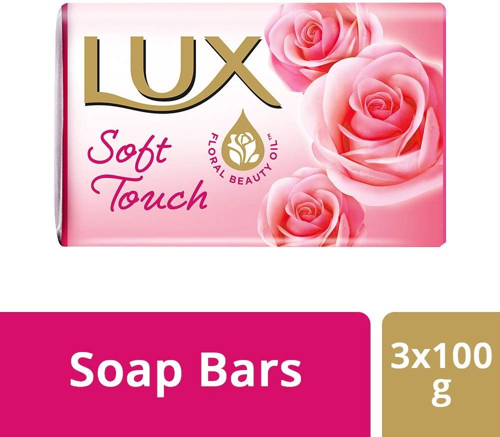 Lux Soft Touch French Rose and Almond Oil Soap Bar : 3x150 gms