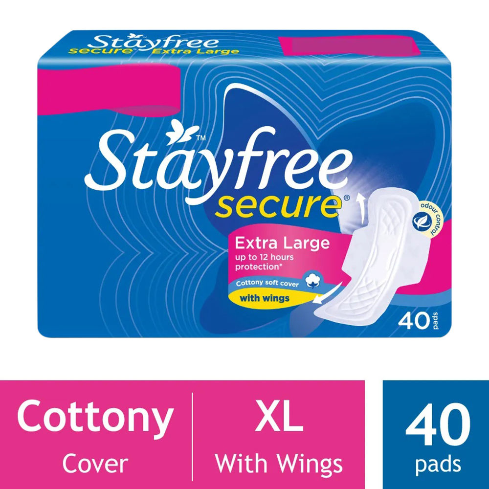 Stayfree Secure Cottony Wings XL : 40 U