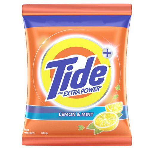 Tide Plus Detergent Powder - Lemon & Mint : 1 kg